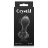 Renegade Plug en verre Crystal Rose 7 x 3.2cm Noir